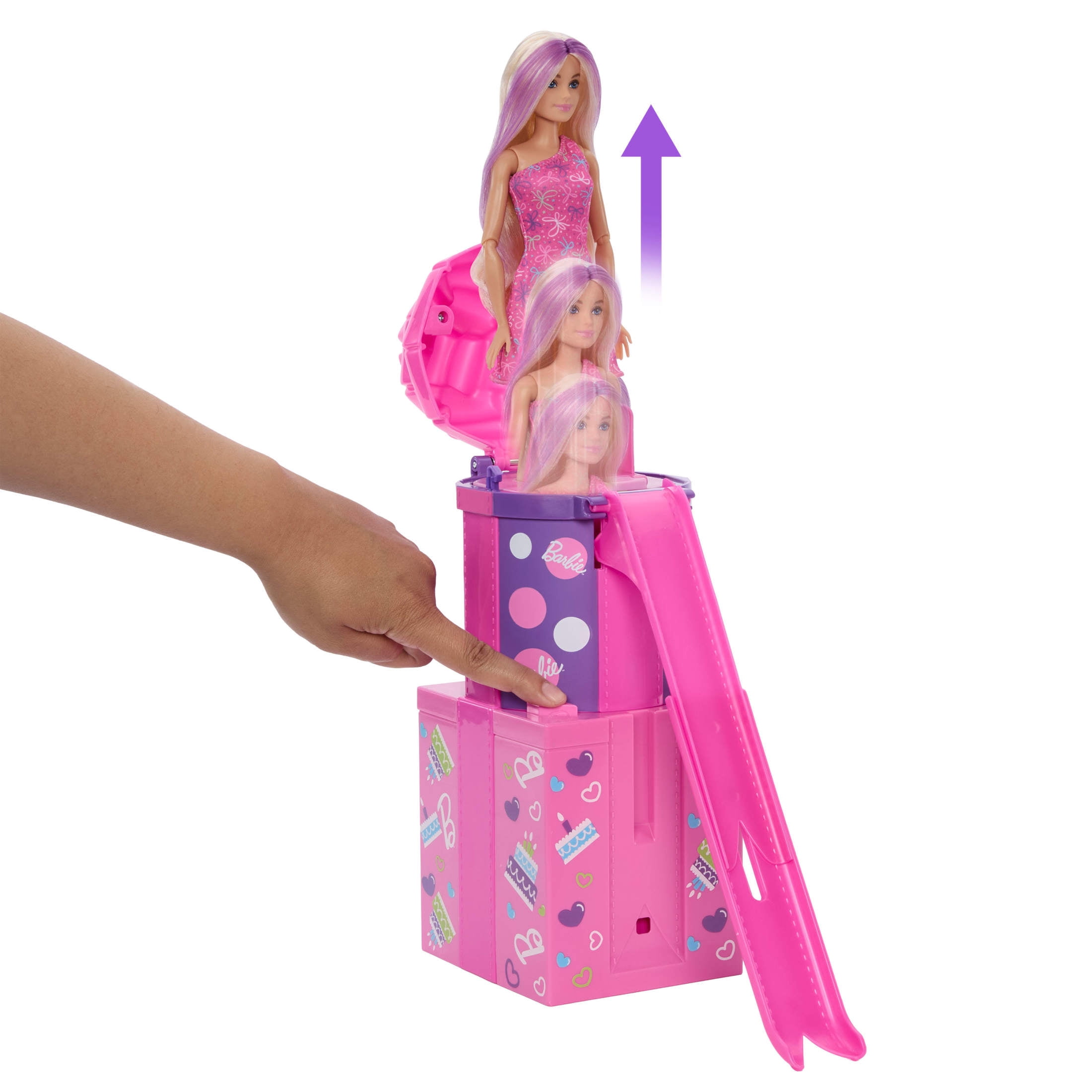 Barbie Rise & Surprise Pet Birthday Series Doll & Accessories with Slide & Surprises