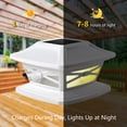 thumbnail image 5 of Davinci FlexFit Solar Post Cap Lights - Bright LEDs, Cordless, 4x4 5x5 6x6 Deck or Fence Posts, 5 of 6