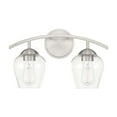 thumbnail image 2 of Trade Winds Hannah 2-Light Bathroom Vanity Light in Brushed Nickel, 2 of 5