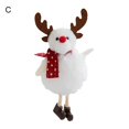 thumbnail image 1 of Plush Angel Doll Adorable Lightweight Fabric Exquisite Christmas Tree Hanging Decoration For Holidayyuanxi, 1 of 3