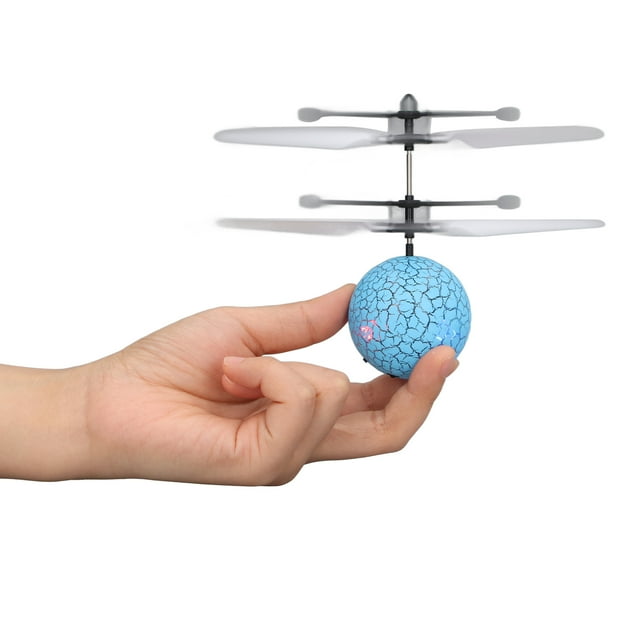 Juguete De Bola Voladora Con Carga USB Inteligente, Luz LED Fría, Hoja De Viento Resistente, Juguete Volador Interactivo Para Niños Para Interiores Y Exteriores