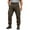 Coffee, variant on Hxshgdsn Cargo Pants For Men Slim Fit Cuffed Workpant With Pocket Casual Trendy Workwear Army Green 30