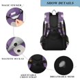 thumbnail image 4 of FORMRS Unisex School Backpack 17" Student Travel Bag with Laptop Compartment, Halloween Black Cat, 4 of 7