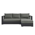 thumbnail image 4 of Tahoe 2-Piece Right-Facing Chaise Sectional Sofa Set in Gray Charcoal, 4 of 7