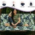 thumbnail image 6 of XXLYY Porch Swing Cushions, Waterproof Swing Replacement Cushions with Backrest and Ties, Garden Bench Seat Cushion, Outdoor Porch Patio Swing Non-Slip Chairs Pad, 6 of 6