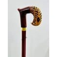 thumbnail image 3 of Unique Designer Cane Walking Long Eagle Handle for Adult Wooden Hand-Carved Carving Handmade Cane Accessorie, 3 of 5