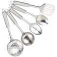 thumbnail image 3 of Kitchen Set Baby Cookware Stainless Steel Utensils Slotted Spoons For Cooking, 3 of 6