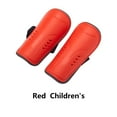 thumbnail image 4 of Soidarity Espinilleras de fútbol gruesas de doble capa de tela Premium cómoda protección de piernas rodillera ligera deporte adultos al aire libre Ropa Deportiva, Zapatos rojo 1 Soidarity OD028991-01, 4 of 6