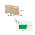 thumbnail image 4 of Organizador de inserción de bolso adecuado para la serie de bolsos acolchados BV Cassette Forro de soporte Separadores de bolso interior Organizador, 4 of 5