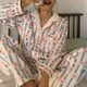 thumbnail image 1 of Pijamas de mujer de primavera y otoño de manga larga de algodón de aire engrosado sándwich estilo princesa dulce otoño e invierno ropa de casa invierno, 1 of 6