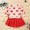 Red, variant on AURIGATE Baby Girl Clothes Skirt Toddler Kids Baby Girls Casual Clothes Set Solid Color Turtleneck Knitwear Sweater Tops Pleated Mini Skirt 2Pcs Outfits Set