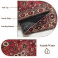 thumbnail image 6 of Round Rug 4Ft Washable Non-Slip, Boho Southwest Circle Area Rugs for Living Room Bedroom, Vintage Farmhouse Ethnic Aztec Tribe Art Indoor Floor Mats Carpet Runner for Home Decor Aesthetic, 6 of 8