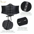 thumbnail image 4 of JASGOOD Black Corset Waist Belt for Women, Wide Elastic Belt for Dresses, 4 of 10