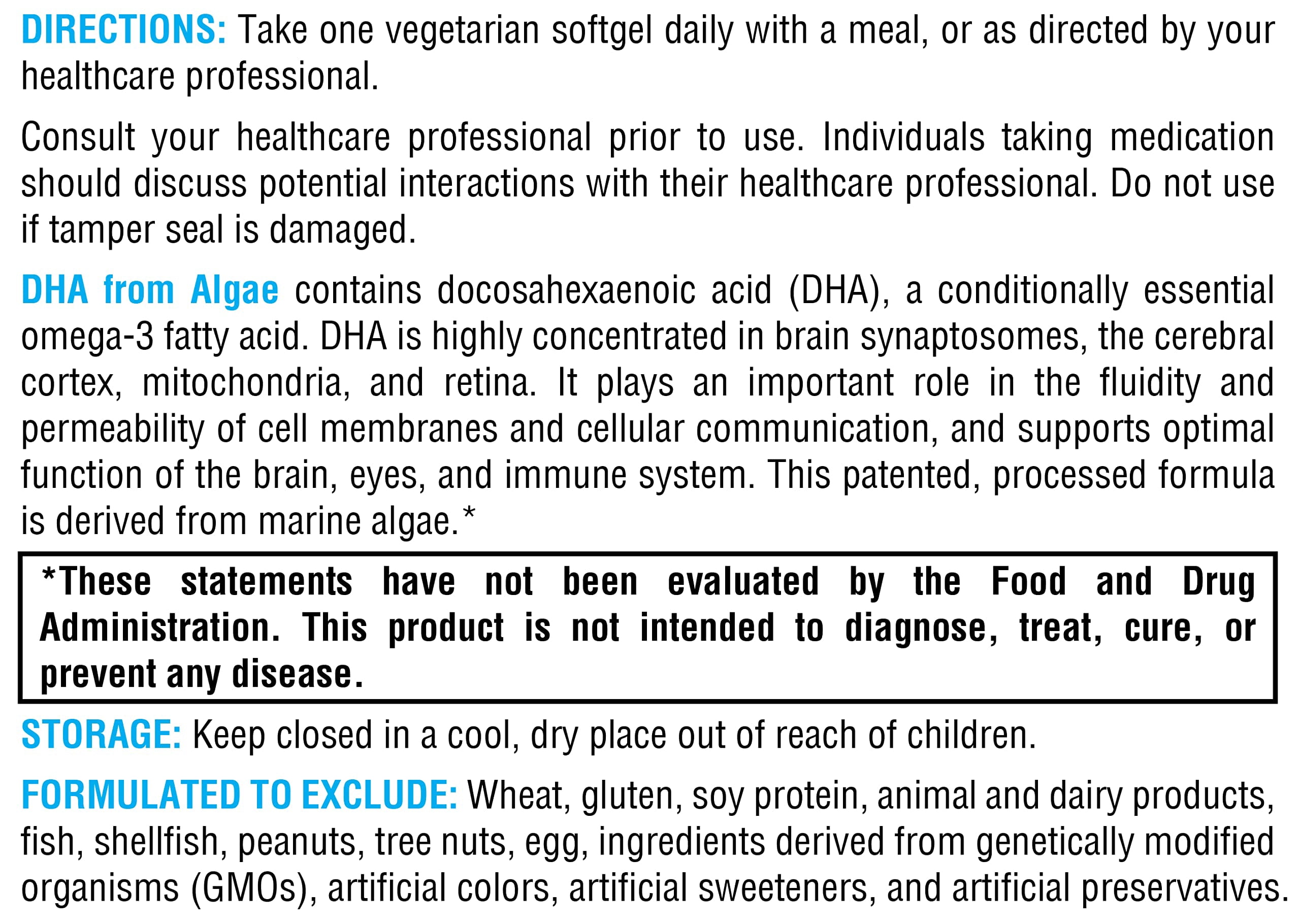XYMOGEN DHA from Algae - Vegan Omega-3 DHA Supplement - Brain, Eye & Immune Support - Plant-Based Omega Nutrition - Non-Fish Source - 60 Softgels