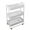 Arctic White, variant on Mainstays Wide 3 Tier Metal Utility Cart, White, Metal Laundry Baskets, Adult and Child
