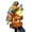 D, variant on Solar-Powered Parrot Garden Light Stake, Parrot Head Paradise Tropical Yard Decor Lamp, Waterproof Auto On/Off Solar Statue Light for Lawn Backyard Patio Pool Outdoor Party Decor