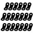 thumbnail image 3 of Splihome 20 Pcs Ajusteur de Cordon de Guyline en Alliage d'Aluminium pour Auvent, Tendeurs, Ajusteurs de Corde, Noir, 3 of 6