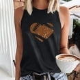 thumbnail image 1 of Boovnll Débardeurs pour Femmes, T-Shirt Sans Manches à Col Rond Imprimé Mode pour Femmes, Débardeur pour Femmes, 1 of 4