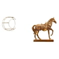 thumbnail image 1 of Estante De Pared Multifuncional Moderno Con Escultura De Caballo, Ahorra Espacio, Coleccionable, Para Decoración Del Hogar Y La Oficina., 1 of 8