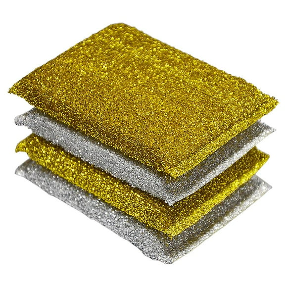 24 Pcs Soonges Steel Wool Soap Pads Scour Daddy Scrub Mommy Sponges Cleaning Sponge Pad