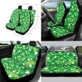 thumbnail image 2 of Jeiento St. Patrick's Day Car Seat Covers Set of 14 Steering Wheel Cover Seatbelt Cushion Pad Trash Bin Car Armrest Cover Cushion Rearview Mirror Cover Gear Shift Knob Cover Set Cup Holder, 2 of 7