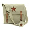 Rothco Vintage Canvas Medic Bag Khaki with Brown Star