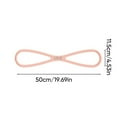 thumbnail image 3 of HUASHENG Resistance With Handles Silicone For Women Elastic Rope Fitness For Arm Back Chest Shoulder Legs, 3 of 9