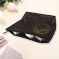 thumbnail image 2 of 1 Pc Bolsa de Cosméticos Triangular de Malla para Mujeres para Actividades al Aire Libre Viaje Negro Nylon Grande, 2 of 3