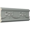 thumbnail image 2 of Ekena Millwork 4 3/8"H x 3/4"P x 94 1/2"L (6 3/8" Repeat) Federal Chair Rail (8-Pack), 2 of 6