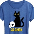 thumbnail image 3 of Instant Message - Cat Lovers - Go Away - Women's Short Sleeve Graphic T-Shirt, 3 of 7