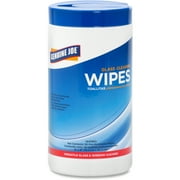 Genuine Joe Glass Cleaning Wipes, White, 50 / Each (Quantity)