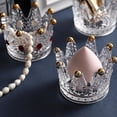 thumbnail image 3 of Crown Tealight Holder Decoración Barras de  Stand Decoración Piedra naranja Gloria Soporte portavelas, 3 of 7