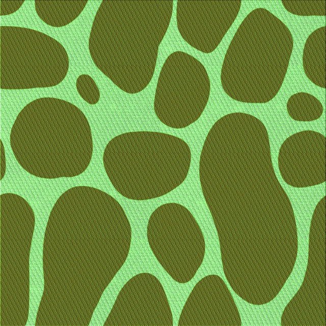 Ahgly Company Tapis d'Intérieur Lavable en Machine Carré Vert Transitionnel, 7 Pieds Carré