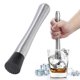 thumbnail image 3 of Stainless steel ice crushing rod food wine mixing bar stick muddler hammer for home bar use, 3 of 5