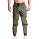 thumbnail image 2 of Pantalones largos de moda para hombre, holgados, deportivos, informales, con múltiples bolsillos, con cinturón elástico en los pies, pantalones cargo de algodón para hombre., 2 of 7