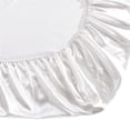 thumbnail image 4 of Amdohai Well-made Soft Silk-like Polyester Fitted Sheet Fitted Cover Silky Smooth Bed, 4 of 7