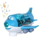 thumbnail image 2 of Avión eléctrico giratorio de 360 ° para niños, juguete de acción para niños pequeños, con luz LED intermitente y sonido, 2 of 4