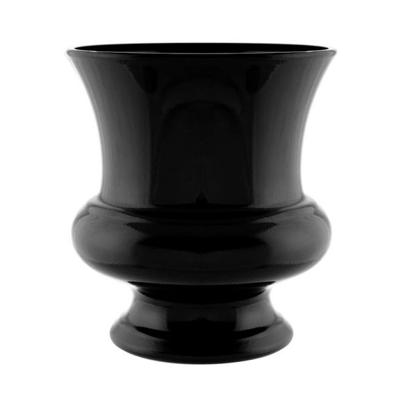Syndicate Sales 9 1/2" Designer Urn, Black