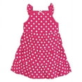 thumbnail image 4 of Hudson Baby Infant and Toddler Girl Cotton Dresses, Pink Black Roses, 3-6 Months, 4 of 4