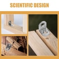 thumbnail image 2 of Miangastore 12pcs L Bracket Stainless Steel Shelf Bracket 90 Degree Wood Shelf Bracket Brace, 2 of 8