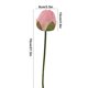 thumbnail image 3 of 1 unidad de pequeño arreglo floral artificial de plástico rosa con forma de flor de loto para decoración del hogar,ideal para sala de estar,mesa de comedor,mueble de TV o pecera. Rkxzt, 3 of 9