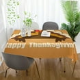 thumbnail image 6 of SKYSONIC Thanksgiving Turkey Tablecloth Waterproof Washable Polyester Square Table Cover Durable Tablecloth for Kitchen Dining Table Party Decor (54 X 72 Inch), 6 of 7