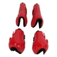 thumbnail image 2 of 4Pcs Horse Tendon Boots Set Soft Breathable Anti Slip Adjustable PU Shell Tendon Guard Boots for HorsesSet of Red M, 2 of 9