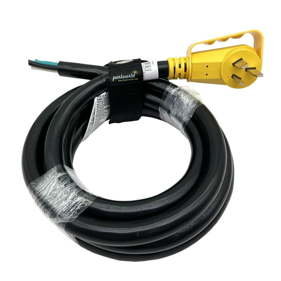 Parkworld 66488 NEMA 10-50 Plug with Handle Power Cord Set with STW 6AWG Cable (15FT)