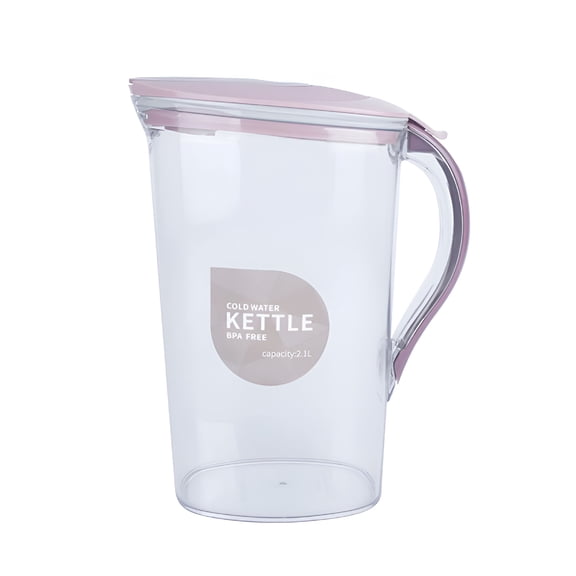 ACDANC 1.4 Liter Glass Pitcher With Lid,Hot & Cold Water Pitcher With Handle,for Homemade Beverage,Juice,Iced Tea and Milk