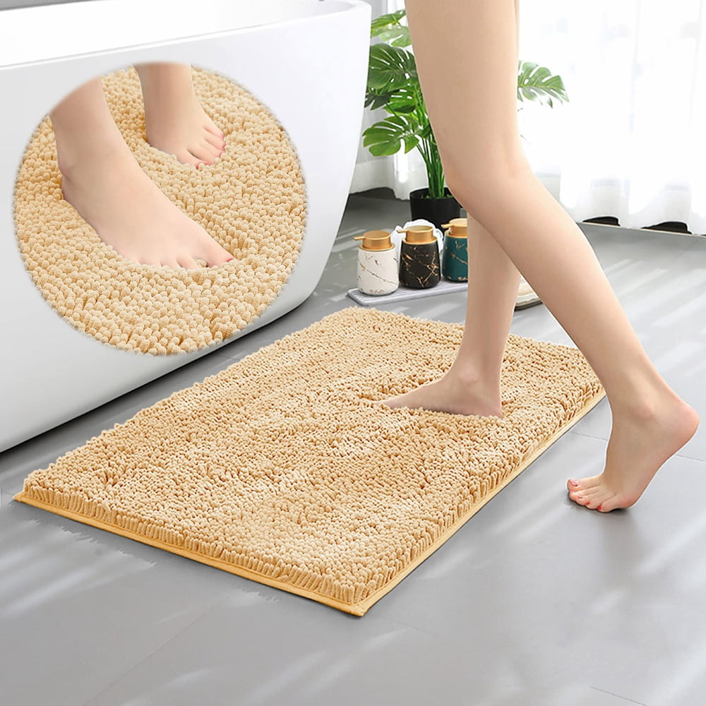 AIDEA Bathroom Rugs Chenille Bath Mat for Bathroom Highly Absorbent Sh –  Aidea USA, Your One Stop Shop For Home Products