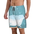 thumbnail image 2 of Naloa Bathtub with Soap Bubbles Men's Beach Shorts, Surfing shorts, Swim trunks, Quick Dry Swim Trunks for Surfing Beach Fun - 3X-Large, 2 of 9