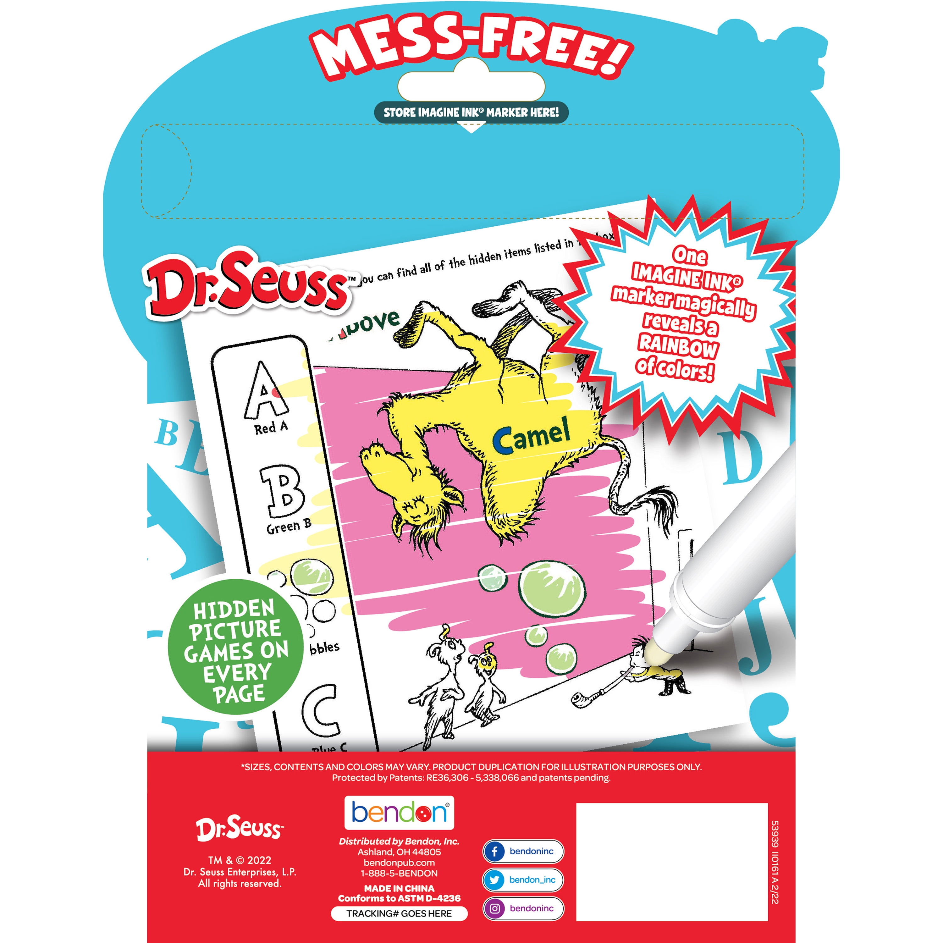 DR SUESS IMAGINE INK MAGIC PICTURES WITH MESS FREE MARKER