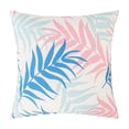 thumbnail image 2 of CaiYueKe Throw Pillow Covers Outdoor Waterproof Cozy Graceful Fan-Shaped Leaves Decorative Cushion Cases for Garden Patio Tent Balcony Couch Sofa 18 X 18 Inches, 2 of 8
