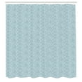 thumbnail image 3 of Ambesonne Vintage Shower Curtain, Lace Pattern Victorian Art, 69"Wx84"L, Pale Blue, 3 of 3